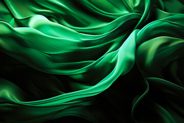 Obraz premium wind-blown translucent silk and satin material pattern and design in shades of grey