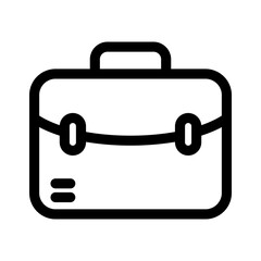 briefcase icon or logo isolated sign symbol vector illustration - high quality black style vector icons