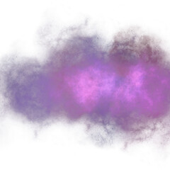 Nebula galaxy smoke light