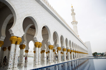Sheikh Zayed Mosque, Grand Mosque, Abu Dhabi - march 18, 2024: