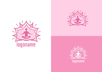 Yoga logo design concept