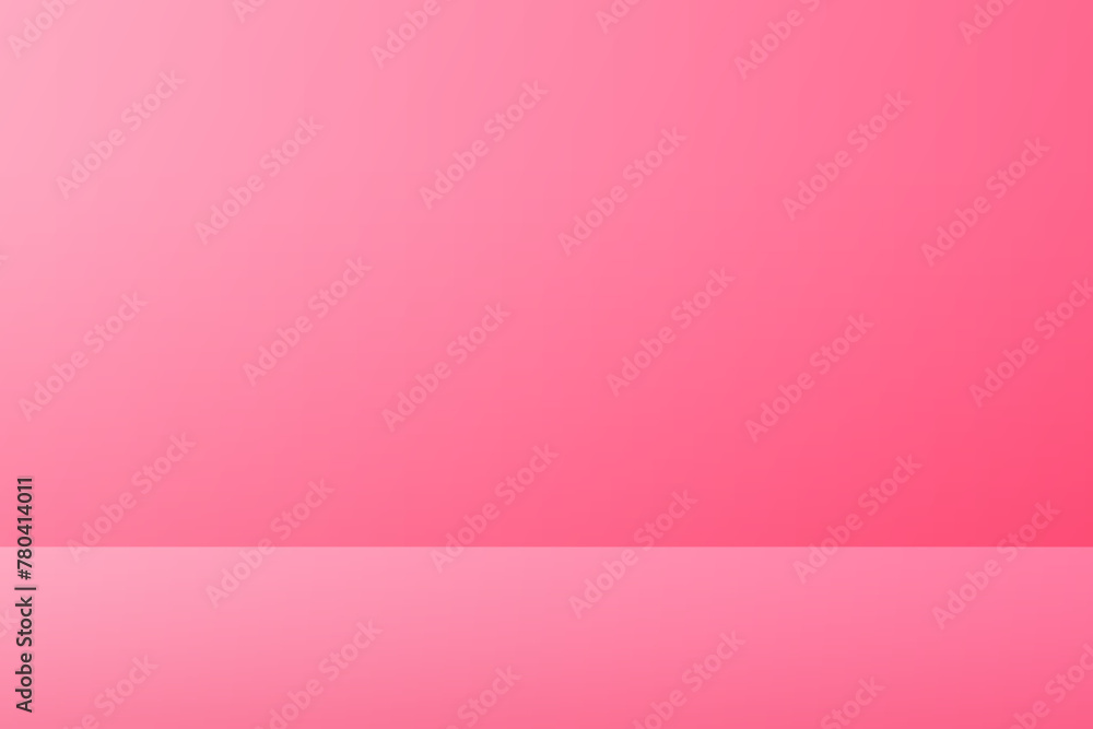 Poster pink studio background. 3d gradient color room with light and soft gradient for product display. emp