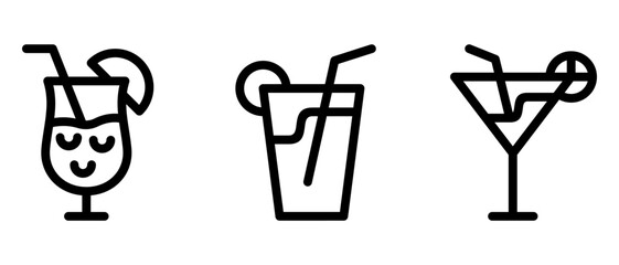 juice icon or logo isolated sign symbol vector illustration - high quality black style vector icons