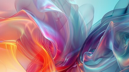 Serene Swirls: Subtle, translucent swirls dance gracefully in the background, evoking a feeling of peacefulness and harmony. - obrazy, fototapety, plakaty