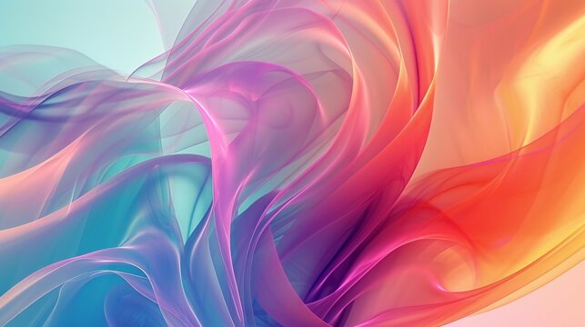 Serene Swirls: Subtle, translucent swirls dance gracefully in the background, evoking a feeling of peacefulness and harmony.