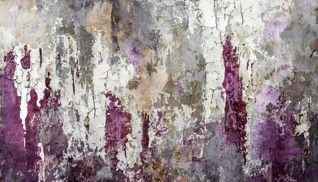 Fototapeta Abstrakcyjne tło, tapeta z motywem starej ściany. Generative AI
