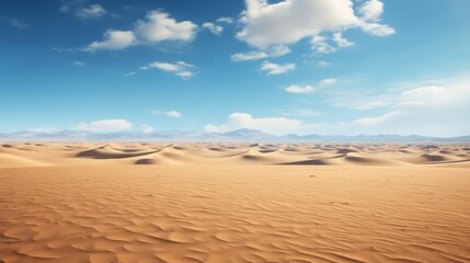 Fototapeta na wymiar AI generated illustration of a sandy desert