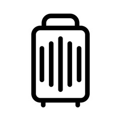 luggage icon or logo isolated sign symbol vector illustration - high quality black style vector icons