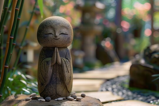 笑顔のお地蔵さん