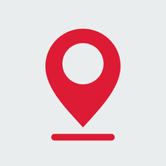 Map Pin icon. Location Pinpoint symbol.
