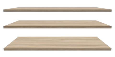 wood sheets isolated on transparent background