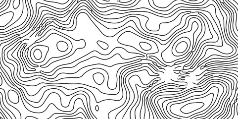 abstract blank detailed topographic contour map,Topographic black linear background for design,wave Line topography map contour background,stylized height of the topographic map contour in lines,