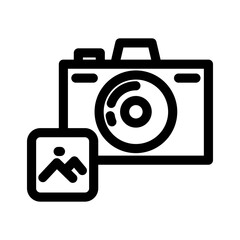 photo shoot icon or logo isolated sign symbol vector illustration - high quality black style vector icons
