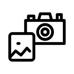 photo shoot icon or logo isolated sign symbol vector illustration - high quality black style vector icons
