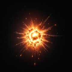 explosion in the deep space - obrazy, fototapety, plakaty