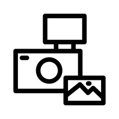 photo shoot icon or logo isolated sign symbol vector illustration - high quality black style vector icons
