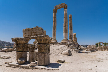 Citadel in Amman, Jordan (Temple of Hercules)