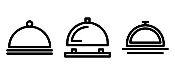 Obraz premium restaurant icon or logo isolated sign symbol vector illustration - high quality black style vector icons 