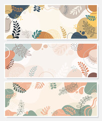 Design banner frame background .Colorful poster background vector illustration