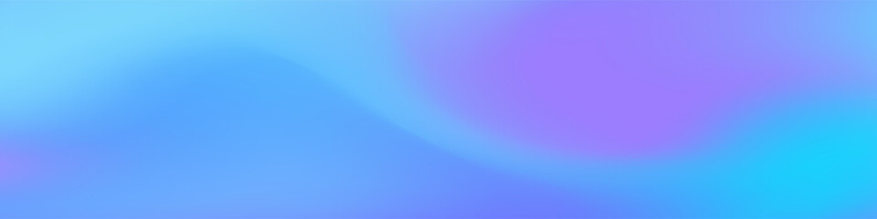 Gradient blurred banner in shades of purple blue. Ideal for web banners, social media posts, or any design project that requires a calming backdrop