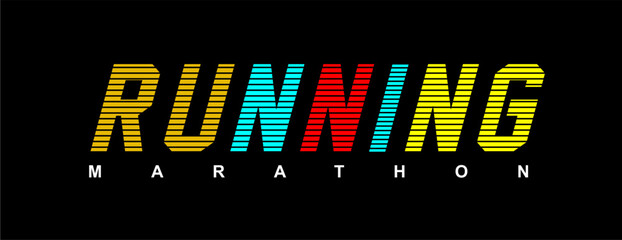 running t shirt design vector, Varsity T shirt Designs, Slogan T shirt Design 