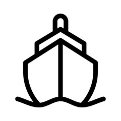 ship icon or logo isolated sign symbol vector illustration - high quality black style vector icons
