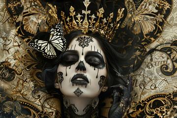 Queen of Skulls. Santa Muerto