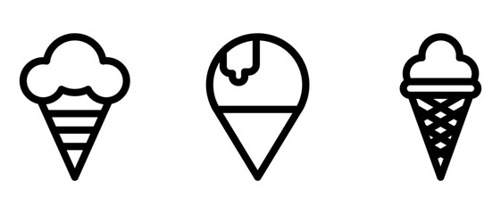 snow cone icon or logo isolated sign symbol vector illustration - high quality black style vector icons
