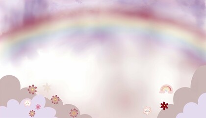 Whimsical Watercolor Dreamscape for Children - AI Generated Digital Art