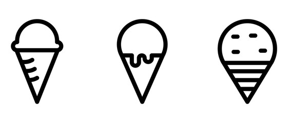snow cone icon or logo isolated sign symbol vector illustration - high quality black style vector icons
