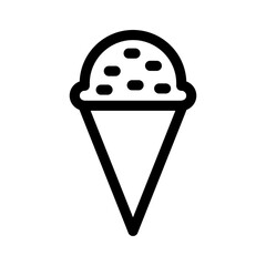 snow cone icon or logo isolated sign symbol vector illustration - high quality black style vector icons
