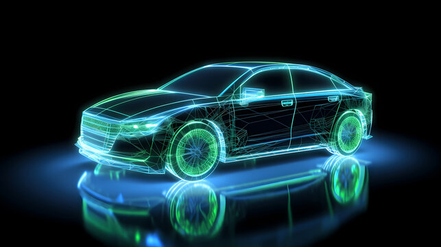 Future smart electric concept cool car design
