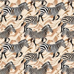 Fototapeta na wymiar Seamless zebra fabric pattern, very cool, strong, elegant, artwork, textile, background.Fashionable luxury design