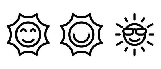 sun icon or logo isolated sign symbol vector illustration - high quality black style vector icons
