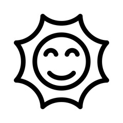 sun icon or logo isolated sign symbol vector illustration - high quality black style vector icons
