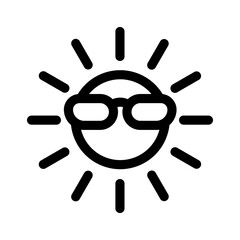 sun icon or logo isolated sign symbol vector illustration - high quality black style vector icons
