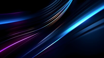 Hypnotic Futuristic Neon Backdrop with Glowing Ascending Lines for Fantastic Wallpaper or Digital Art