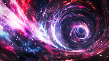 The inside of a black hole