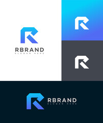 R Letter Logo Icon Brand Identity Sign, R Letter Symbol Template 