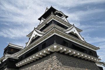 Fototapeta na wymiar Kumamoto Castle, a famous landmark