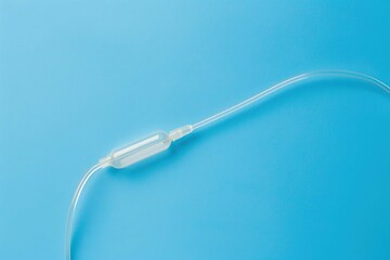 IV catheter on blue 