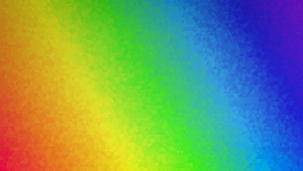 low poly rainbow colors background