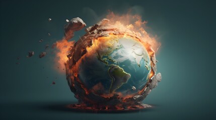 Scorched Earth:Conceptual of Global Crisis and Environmental Disaster