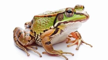 Fototapeta premium Frog on a white background