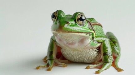 Fototapeta premium Frog on a white background