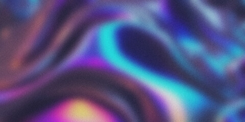 Obraz premium Holographic Gradient Background With Grainy Texture