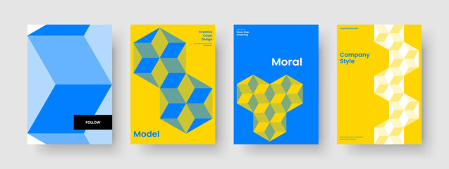 Obraz premium Creative Book Cover Layout. Modern Banner Template. Abstract Background Design. Poster. Flyer. Brochure. Report. Business Presentation. Portfolio. Advertising. Notebook. Brand Identity. Handbill