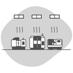 暑い室内で暑くなるNCマシニング