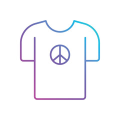 T shirt vector icon