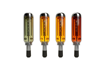 Oil Immersion Heaters on transparent background. - obrazy, fototapety, plakaty